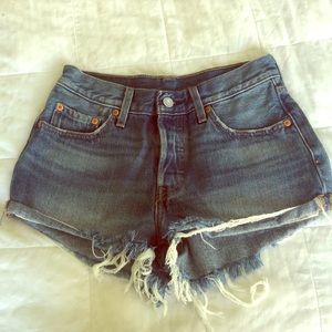 Levi destroyed shorts